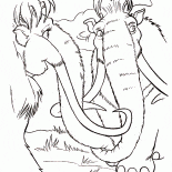 Los mamuts Manny y Ellie