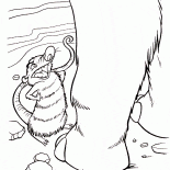 Zarigüeya y amable Mammoth