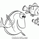 Dory, Nemo y papá