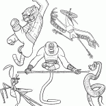 Famosos Cinco soldados