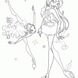 Leyla y Blum patinaje