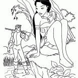 John Smith y Pocahontas