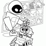 EVE y WALL-E son amigos