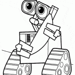 WALL-E y la antena
