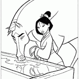 Mulan y fiel pony