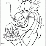 Dragón y los insectos