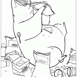 Pizza, helado y patatas fritas