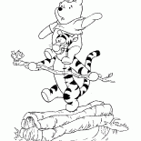 Tigger y Winnie the Pooh