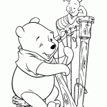 Winnie, Piglet y un arpa