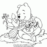 Piglet y Winnie the Pooh