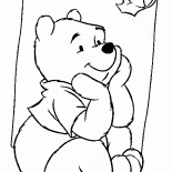 Winnie y hoja