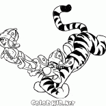 Kid Roo y Tigger