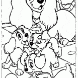 Los cachorros y mamá