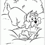 Una caché de los huesos