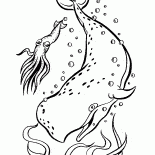 Ballena en el océano