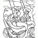 Sirena con un amigo