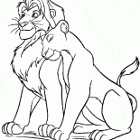 Simba y Nala caminar
