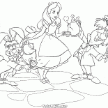 Hare, Alicia y el Sombrerero