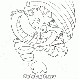 Gato de Cheshire en la caza