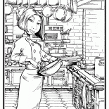 Colette es cocinar