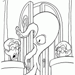 Pulpo en la exposición