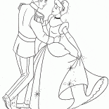 El príncipe preguntó Cenicienta a bailar