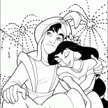 Aladdin y Jasmine juntos