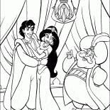 Jasmine, Aladino y el sultán