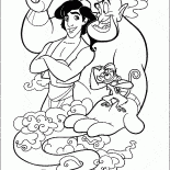 Ginny, Aladdin y Abu