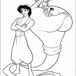Aladdin y mágico Genie