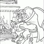 Un monstruo con un libro