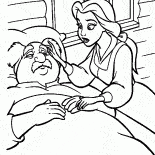 Enfermedad del padre de Belle