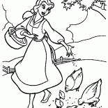 Belle está ensayando