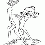 Bambi y la mariposa