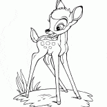 Bambi en el prado