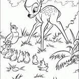 Bambi y pájaros