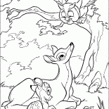Bambi y su madre