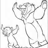 Koda y Kenai se divierten