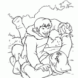 Hermanos que luchan