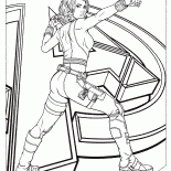 Viuda Negro en acción