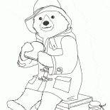 Paddington comer un bocadillo