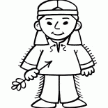 Un hombre de la tribu