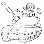 Tanque de juguete