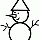 Imagen de un muñeco de nieve