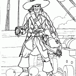 Pirata en una batalla