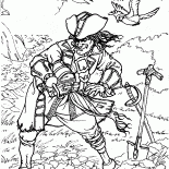 Pirata esconde tesoros