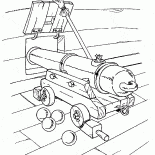 La pistola en la ventana