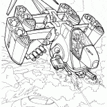 Combate nave espacial