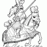 Caballero en un torneo