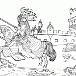 Caballero a caballo